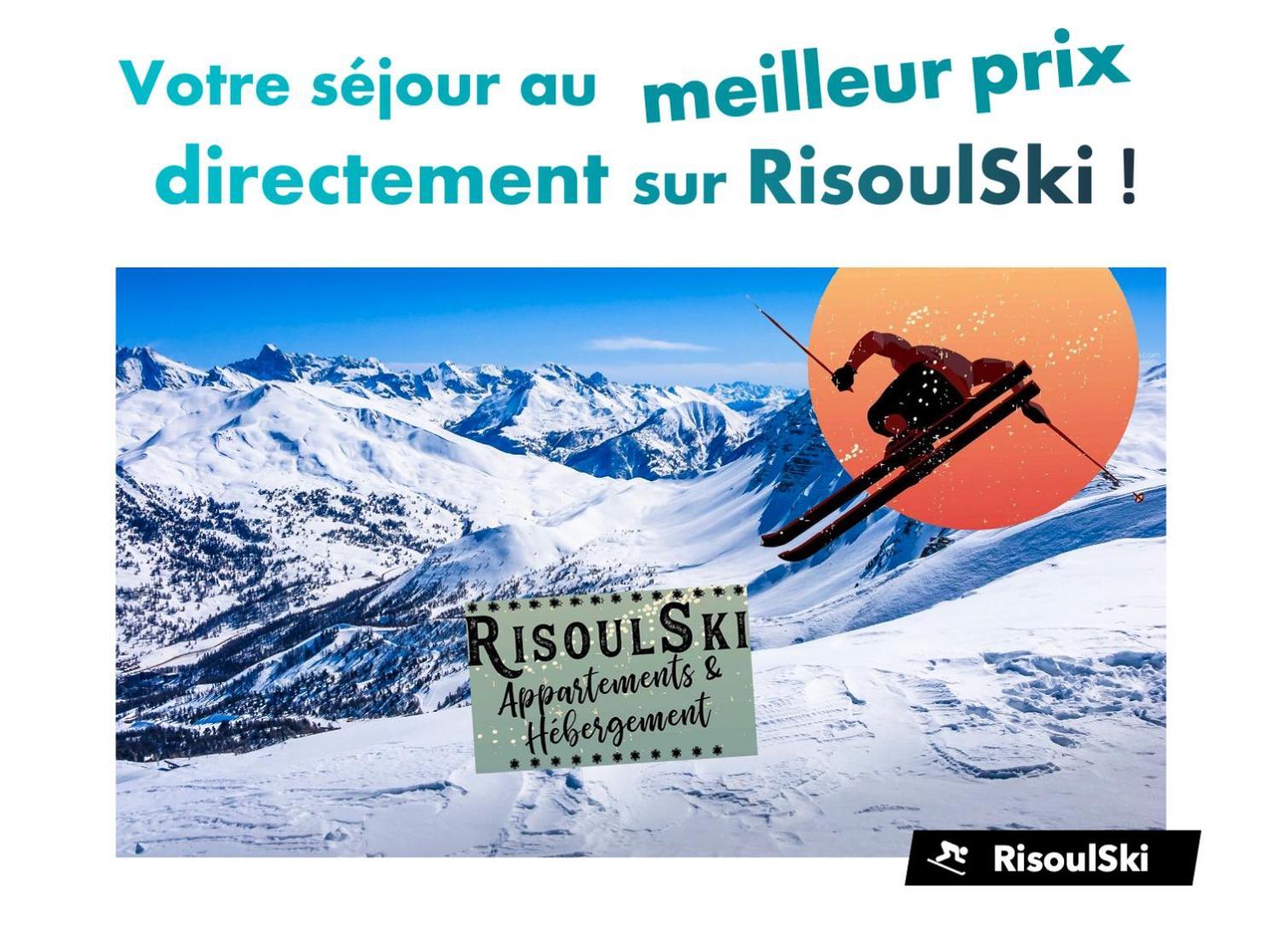 Risoulski Antares - Piscine Et Sauna Экстерьер фото